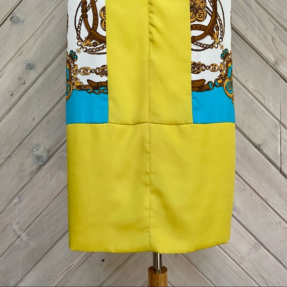 New York & Co Chain and Belt Print Dress - Picture 10 of 13